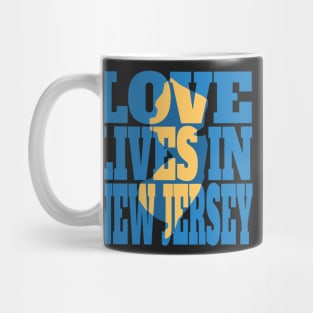 Love Lives in New Jersey Mug